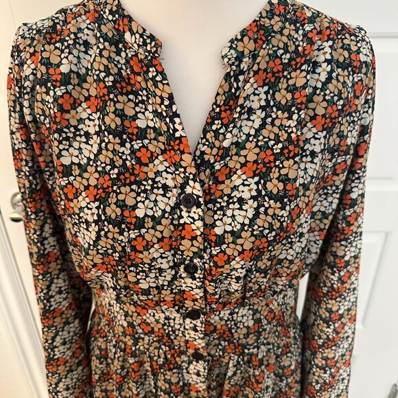 MOLLY BRACKEN BUTTONDOWN MAXI DRESS MEDIUM - Picture 5 of 7